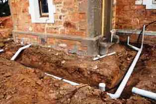 outside drainage Hampton Wick